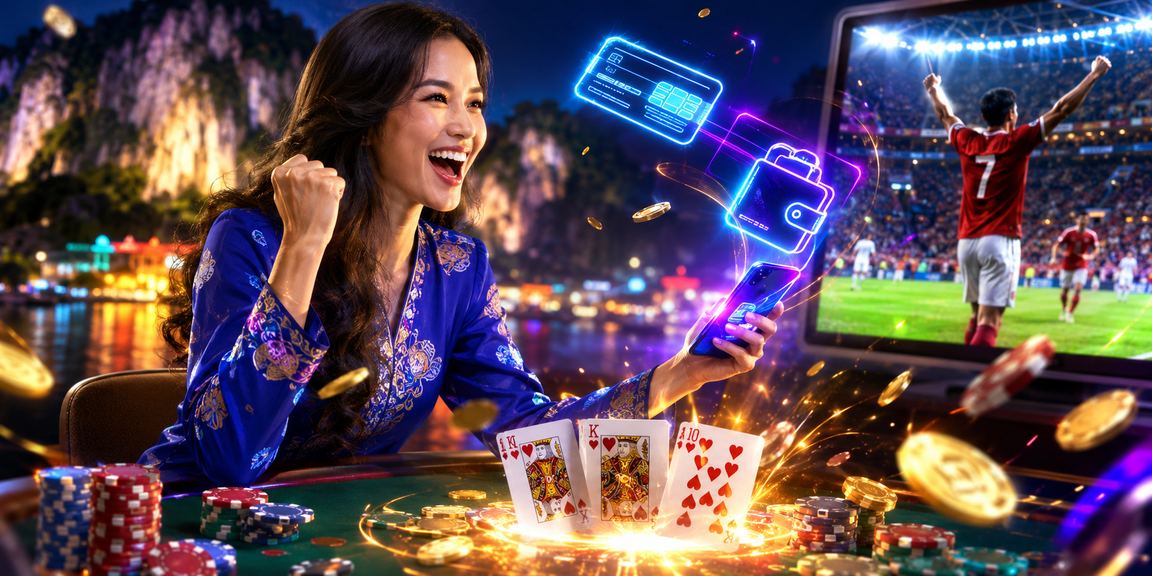 Permainan Teen Patti bergaya baju kurung oleh pengguna Malaysia di Ipoh