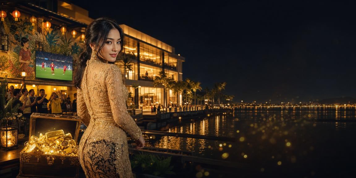 Pengguna berbaju kebaya di Pulau Pinang mengakses aplikasi kasino dan loteri 1080