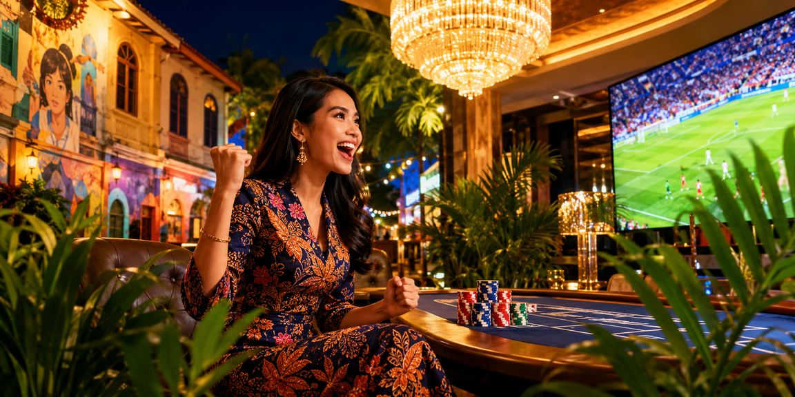 Antara muka deposit bonus dengan tema batik Pulau Pinang untuk pengguna mudah alih
